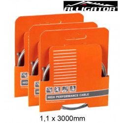 Växel innerwire extra lång 1,1 x 3000mm