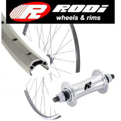 "FRAMHJUL 28"" (622mm) DUBBELB. ALUM. NAV MED MUTTER,...