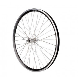 Framhjul 559-19 db/svart fast axel