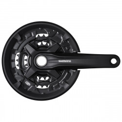 Vevparti 9-vxl svart kedjeskyd FC-MT210-3 44/32/22T 170mm