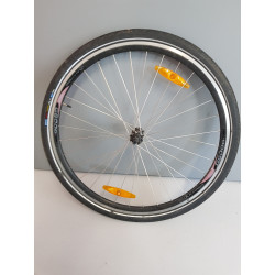 Framhjul 622x17 ink 40-622 p-skyddat däck, snabbfäste