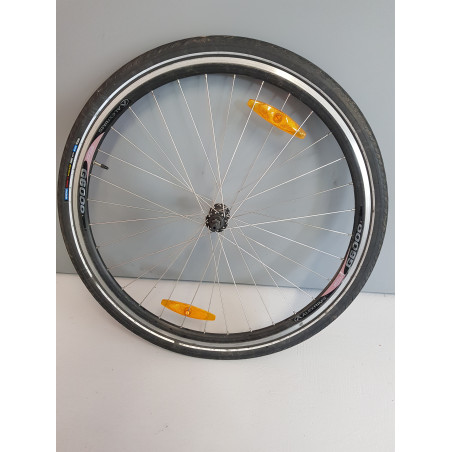 Framhjul 622x17 ink 40-622 p-skyddat däck, snabbfäste