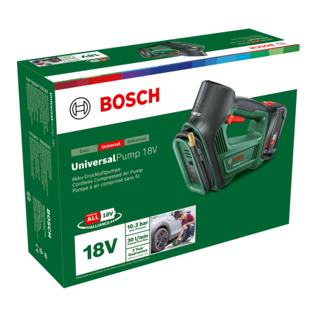 UniversalPump 18V Sladdlös tryckluftspump