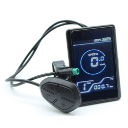 Display LCD 36V 5 Pin till E-motion TFT-S2, med joystick...