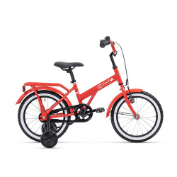 TUNTURI PONI 16 ink stödhjul Röd