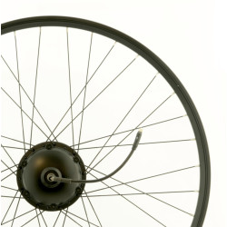 MOTOR WHEEL FRONT 28 - F40 - 110mm - BLACK|