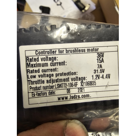 KONTROLLENHET TILL E-MOTION LITE 2016 36V