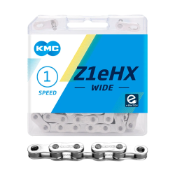 Kedja KMC Z1eHX (wide) EPT silver 1/8 E-Bike, 112L