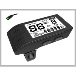 Display LCD (B) 36V 5 Pin 500S. Passar Bafangsystem,