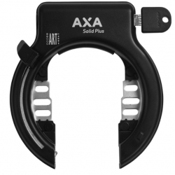 Ringlås AXA solid plus med hål med fäste för extra wire, SSF